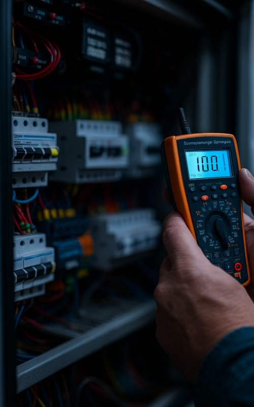 20250708_2125_Electrician Using Multimeter_remix_01jznqyfrce00bdren5xzkkpds 20250708_2125_Electrician Using Multimeter_remix_01jznqyfrce00bdren5xzkkpds